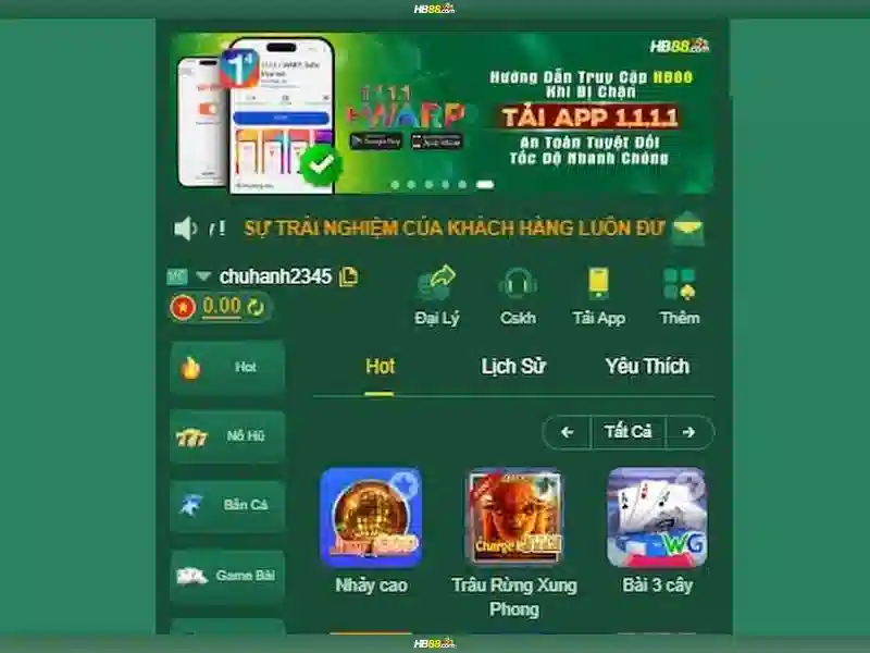 hướng dẫn nạp tiền HB88