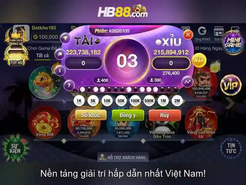 trò chơi slot 3D HB88