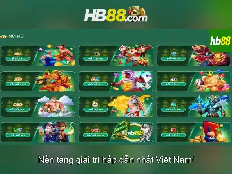 Trải Nghiệm Slot Đỉnh Cao Tại hb88 Club
